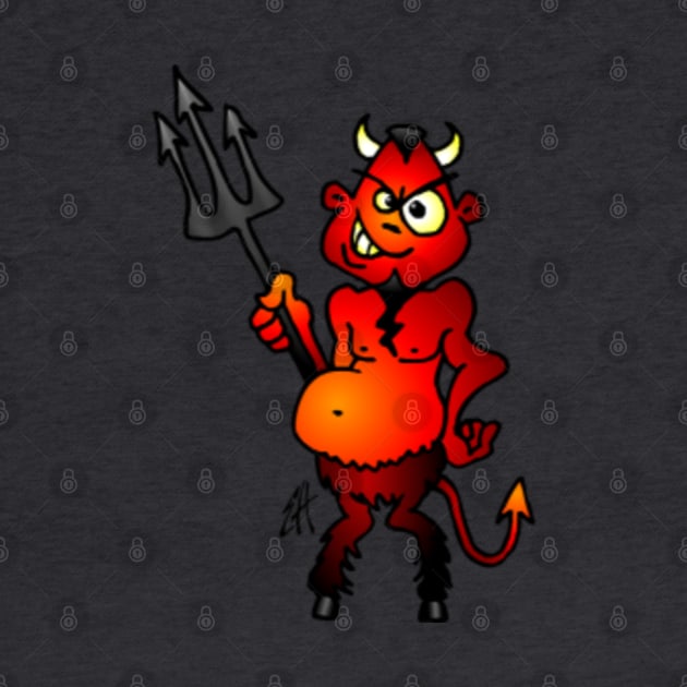 Fat red devil by Cardvibes